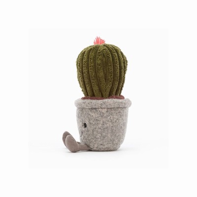 Jellycat Silly Succulent Barrel Cactus USA | 86190EUBN